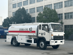 Camión cisterna de combustible Sinotruk Howo de 10 m³, Suizhou Hongda Automobile Sales Co., Ltd., Camión cisterna de combustible Sinotruk Howo de 10 m³
