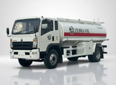 Camión cisterna de combustible Sinotruk Howo de 10 m³, Suizhou Hongda Automobile Sales Co., Ltd., Camión cisterna de combustible Sinotruk Howo de 10 m³