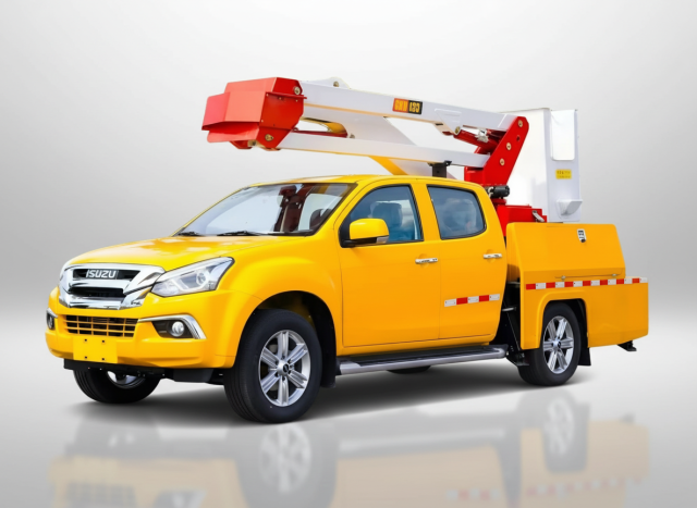 Camionnette ISUZU avec plateforme de travail aérienne de 13,3 m, Suizhou Hongda Automobile Sales Co., Ltd., Camionnette ISUZU avec plateforme de travail aérienne de 13,3 m
