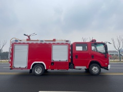 Camion de pompiers à mousse ISUZU de 4 m³, Suizhou Hongda Automobile Sales Co., Ltd., Camion de pompiers à mousse ISUZU de 4 m³