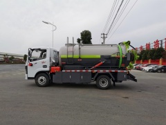 Camion de nettoyage à jet d'eau et d'aspiration combiné Dongfeng 5 m³, Suizhou Hongda Automobile Sales Co., Ltd., Camion de nettoyage à jet d'eau et d'aspiration combiné Dongfeng 5 m³