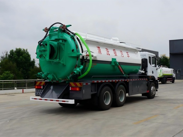 Camion de nettoyage à jet d'eau et d'aspiration combiné Dongfeng 20 m³, Suizhou Hongda Automobile Sales Co., Ltd., Camion de nettoyage à jet d'eau et d'aspiration combiné Dongfeng 20 m³