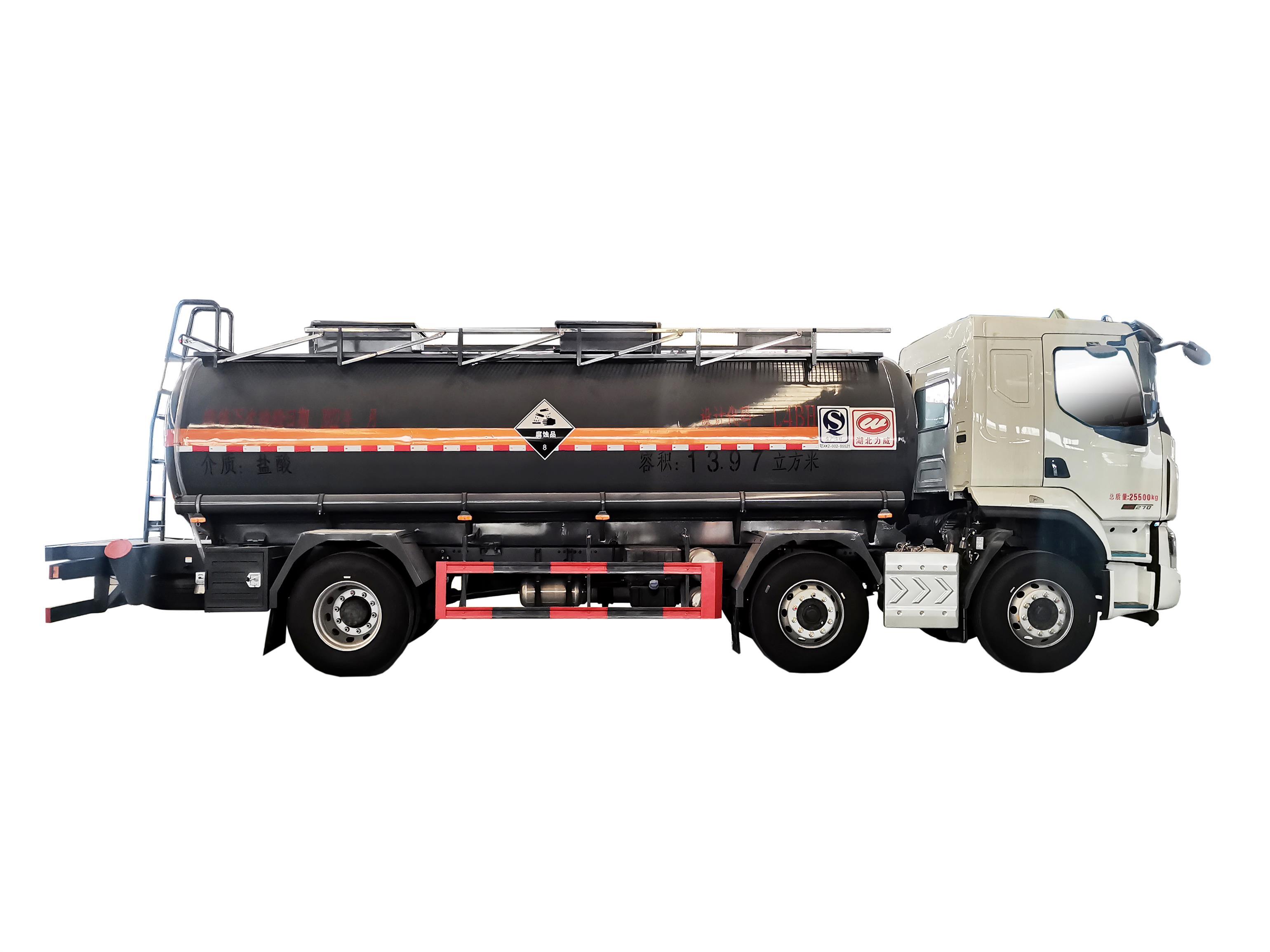 Dongfeng Liuzhou Motor Chenglong 14m³ Hazardous Chemical Tanker Truck, Suizhou Hongda Automobile Sales Co., Ltd.,Dongfeng Liuzhou Motor Chenglong 14m³ Hazardous Chemical Tanker Truck