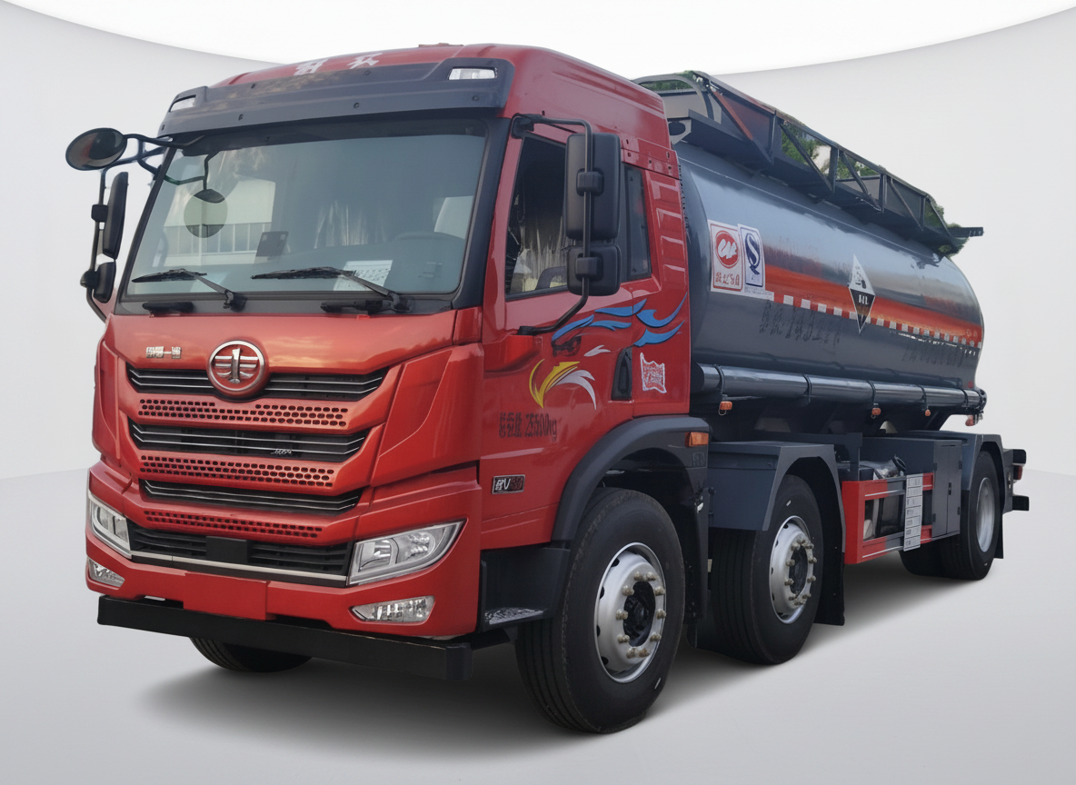 Camion-citerne pour produits chimiques dangereux FAW Jiefang de 14 m³, Suizhou Hongda Automobile Sales Co., Ltd., Camion-citerne pour produits chimiques dangereux FAW Jiefang de 14 m³