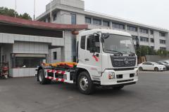 Camión recolector de basura Dongfeng de 12 toneladas con sistema de gancho elevador para trabajo pesado, Suizhou Hongda Automobile Sales Co., Ltd., Camión recolector de basura Dongfeng de 12 toneladas con sistema de gancho elevador para trabajo pesado