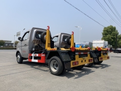 Camión de basura Dongfeng de 11 toneladas con sistema de gancho elevador, Suizhou Hongda Automobile Sales Co., Ltd., Camión de basura Dongfeng de 11 toneladas con sistema de gancho elevador