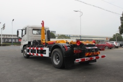 Camión recolector de basura Dongfeng de 12 toneladas con sistema de gancho elevador para trabajo pesado, Suizhou Hongda Automobile Sales Co., Ltd., Camión recolector de basura Dongfeng de 12 toneladas con sistema de gancho elevador para trabajo pesado