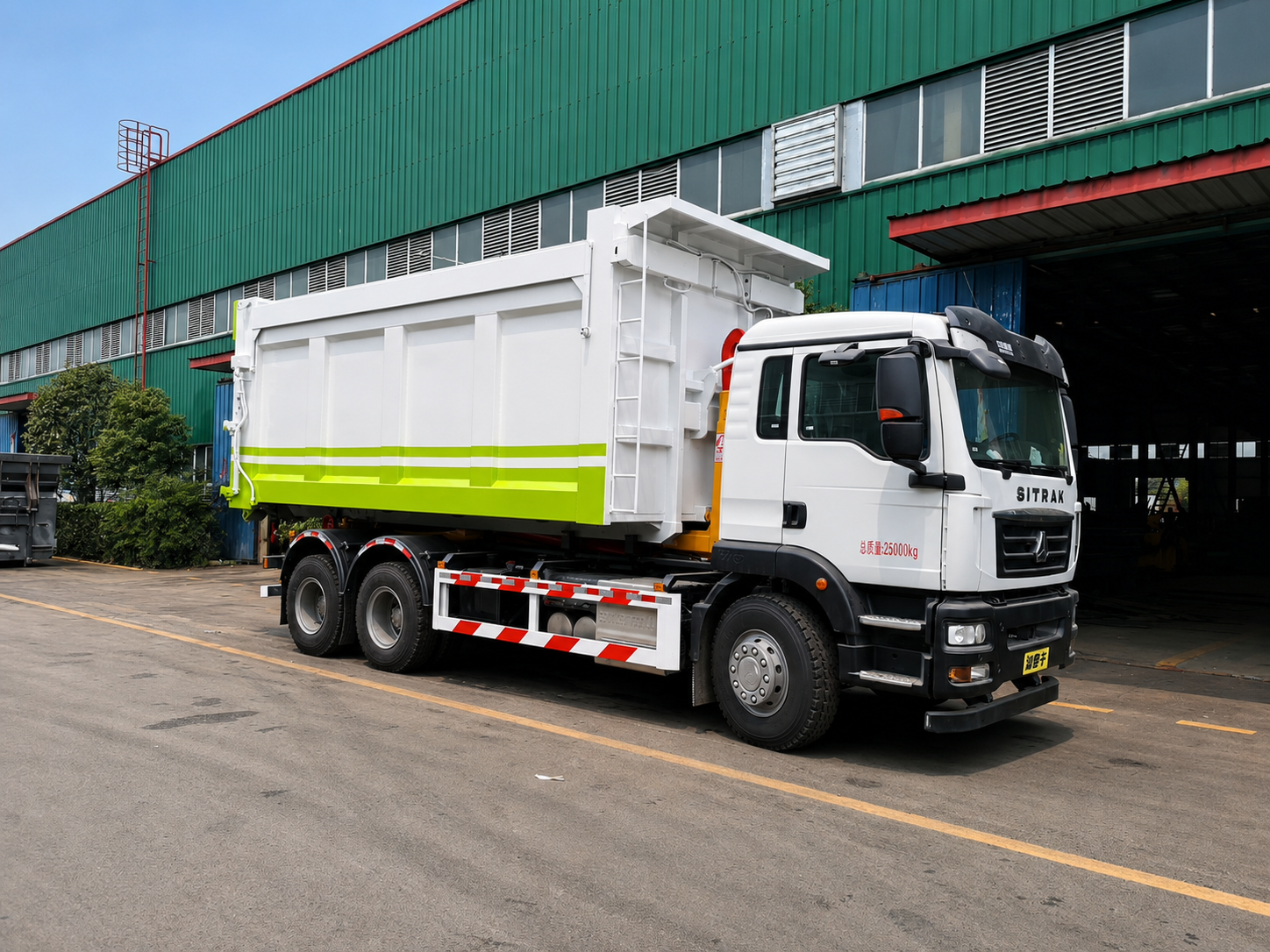 SITRAK 22-Ton Heavy-Duty Hook Lift Garbage Truck, Suizhou Hongda Automobile Sales Co., Ltd.,SITRAK 22-Ton Heavy-Duty Hook Lift Garbage Truck