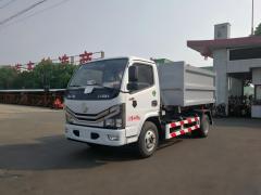 Camion à ordures à crochet de 8 tonnes Dongfeng, Suizhou Hongda Automobile Sales Co., Ltd., Camion à ordures à crochet de 8 tonnes Dongfeng