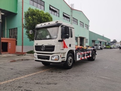 Camion à ordures à crochet de levage robuste Shacman de 16 tonnes, Suizhou Hongda Automobile Sales Co., Ltd., Camion à ordures à crochet de levage robuste Dongfeng de 16 tonnes