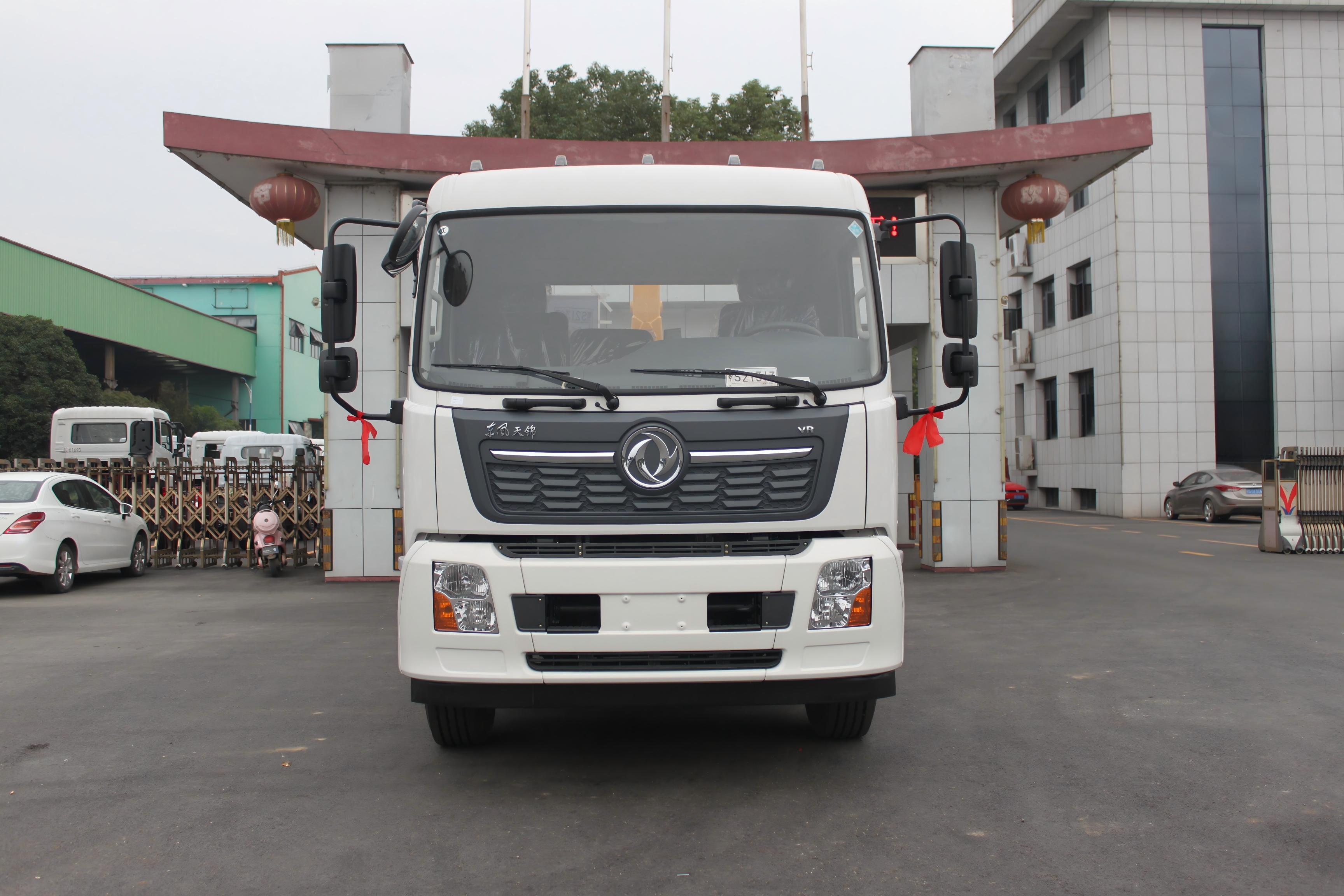 Camión recolector de basura Dongfeng de 12 toneladas con sistema de gancho elevador para trabajo pesado, Suizhou Hongda Automobile Sales Co., Ltd., Camión recolector de basura Dongfeng de 12 toneladas con sistema de gancho elevador para trabajo pesado