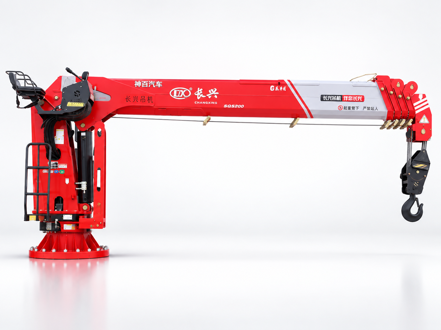 Parts for SQS200-5T 8-Ton 5-Section Straight-Boom Crane, Suizhou Hongda Automobile Sales Co., Ltd.,Parts for SQS200-5T 8-Ton 5-Section Straight-Boom Crane