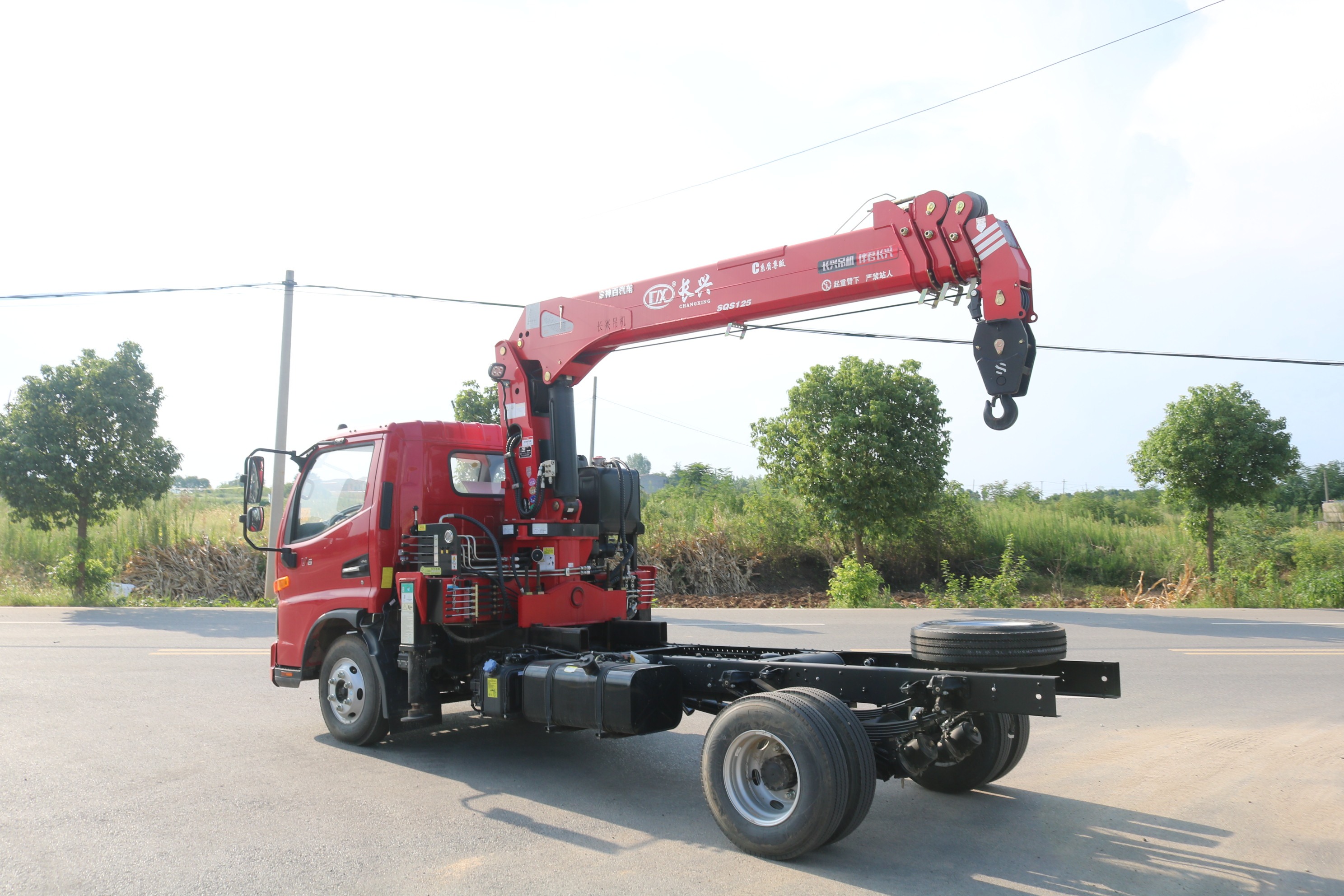 Parts for SQS125-4 5-Ton 4-Section Straight-Boom Crane, Suizhou Hongda Automobile Sales Co., Ltd.,Parts for SQS125-4 5-Ton 4-Section Straight-Boom Crane