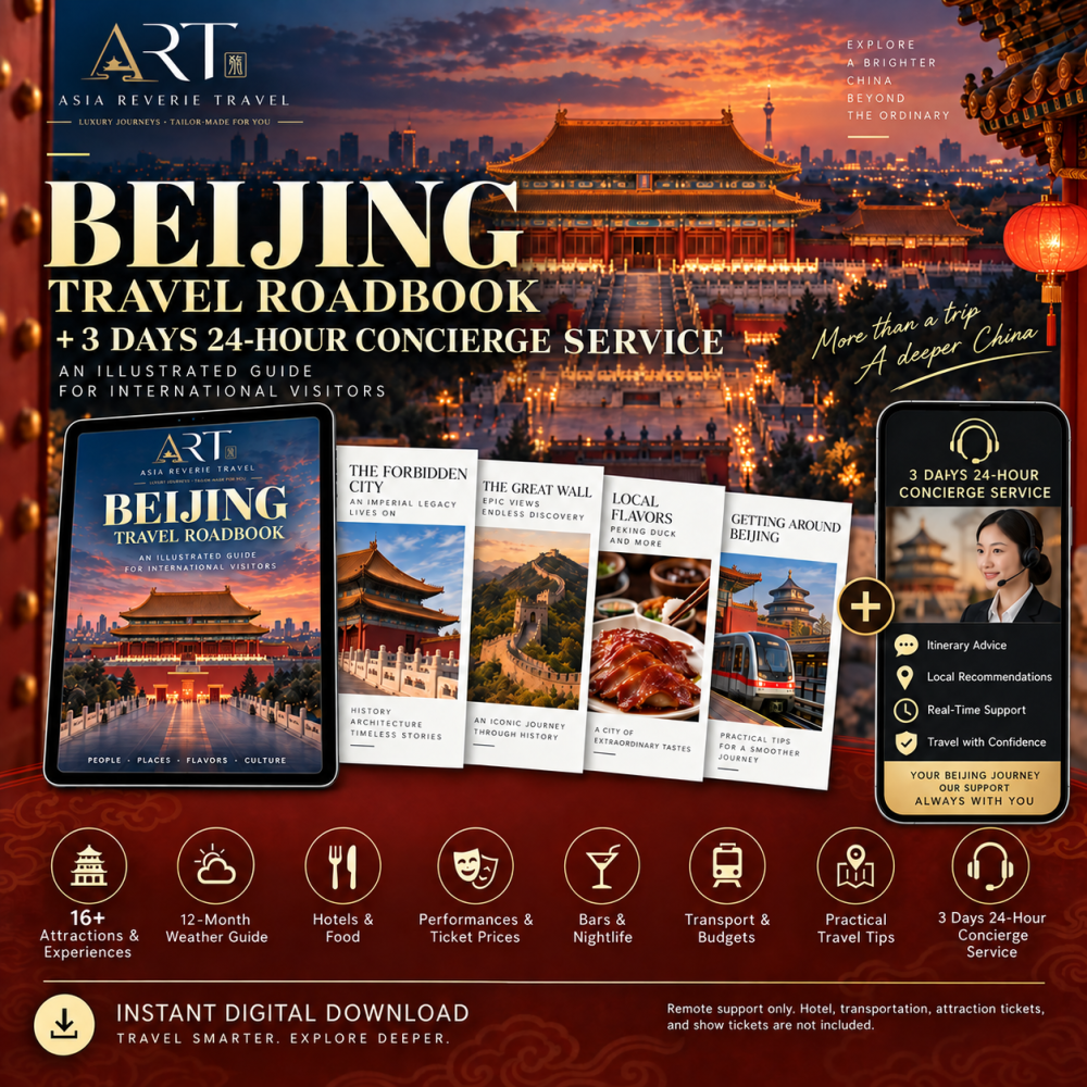 Beijing Travel Roadbook + 3 Days 24-Hour Concierge Service