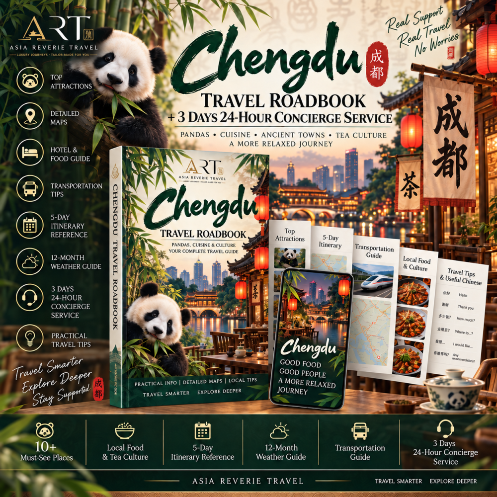 Chengdu Travel Roadbook + 3 Days 24-Hour Concierge Service