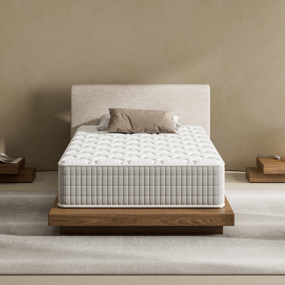 DEWINNER Set of 2 Memory Foam Mattresses, 16cm Thick 7-Zone Medium Firm Targeted Support Mattress for Kids, Bunk Beds & Daybeds