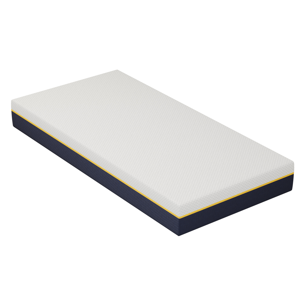 DEWINNER Matelas Épaisseur 17 cm, Mousse A Mémoire + Mousse de Charbon de Bambou, Soutien Haute Resilience, Respirant, Hypoallergénique, avec Housse Amovible et Lavable