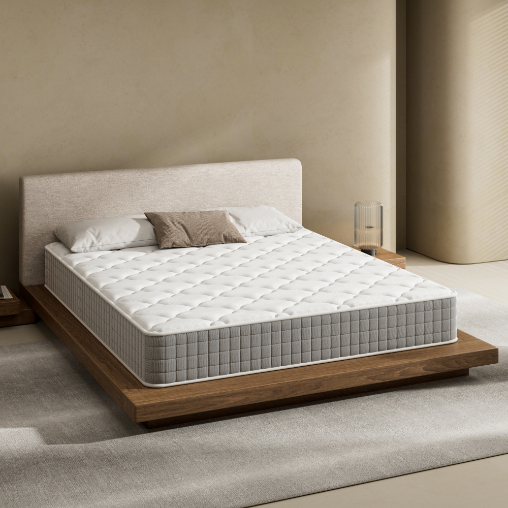DEWINNER Set of 2 Memory Foam Mattresses, 16cm Thick 7-Zone Medium Firm Targeted Support Mattress for Kids, Bunk Beds & Daybeds
