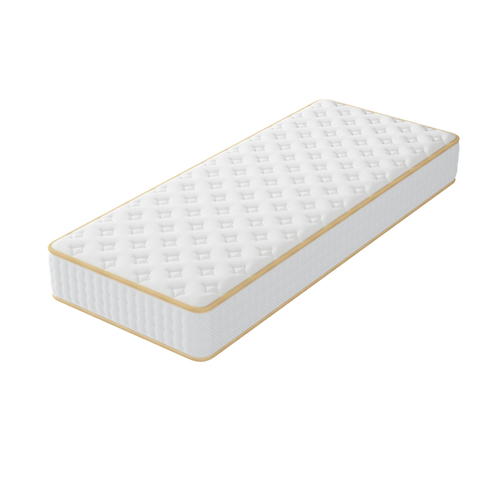 Matelas Mousse 18 cm et Mousse A Mémoire Matelas,Parfait Soutien Haute Resilience Ultra Respirante, Réversible à Deux Faces