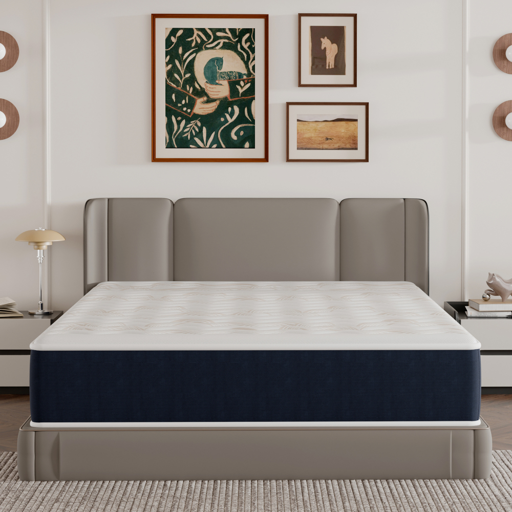 Memory Foam Mattress,  High Resilience Perfect Support, Breathable 7-Zone Design, Double-Sided Reversible Mattress.