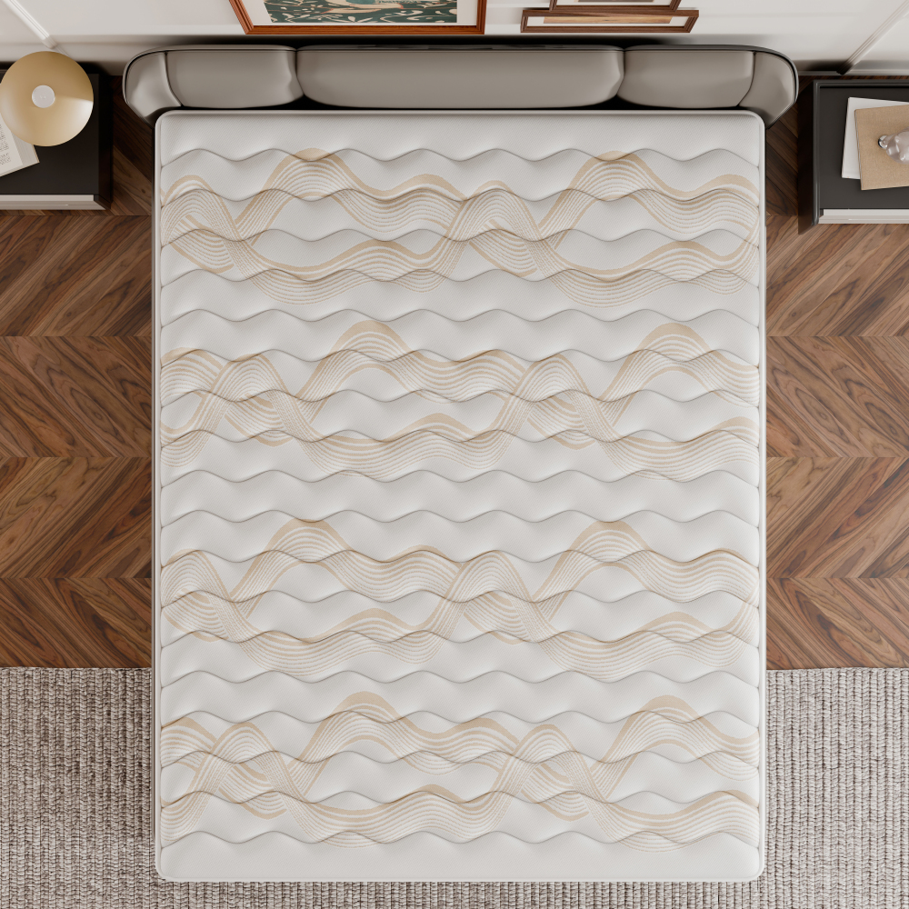 Memory Foam Mattress,  High Resilience Perfect Support, Breathable 7-Zone Design, Double-Sided Reversible Mattress.