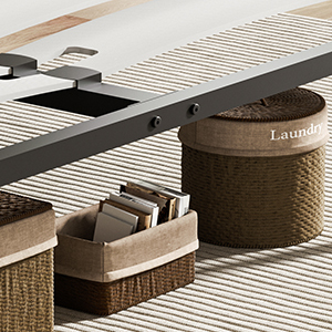 DEWINNER - Bed base | Slatted bed base for adults | Optimal stability | Ergonomic |  Wide slats 150 mm