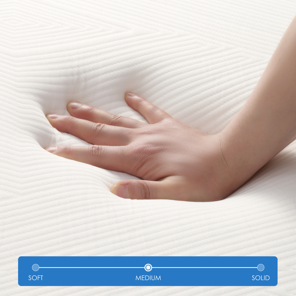 DEWINNER Triple Folding Mattress, Versatile Guest Mattress, 15cm Thick Foam, Removable and Machine-Washable Cover, Carrying Handle for Easy Transport