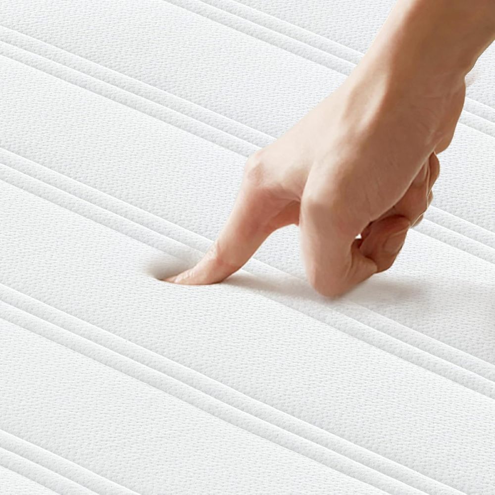 DEWINNER Matelas en Mousse et Ressorts d'épaisseur,7 Zones de Confort, résistant et Durable, Support à Haute résilience, Respirant