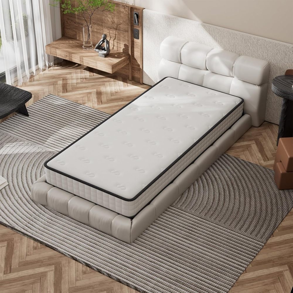 DEWINNER Mattress, Foam and Memory Foam,Perfect Support High Resilience,Ultra Breathable,Reversible Mattress With Two sides, Fully usable