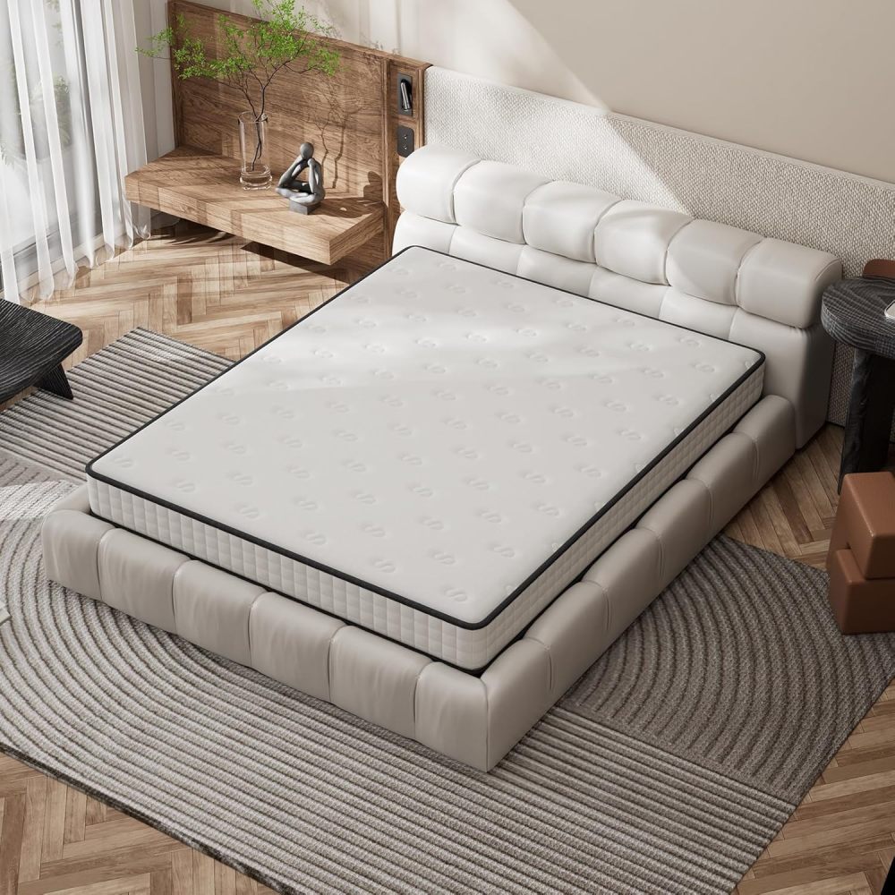 DEWINNER Mattress, Foam and Memory Foam,Perfect Support High Resilience,Ultra Breathable,Reversible Mattress With Two sides, Fully usable