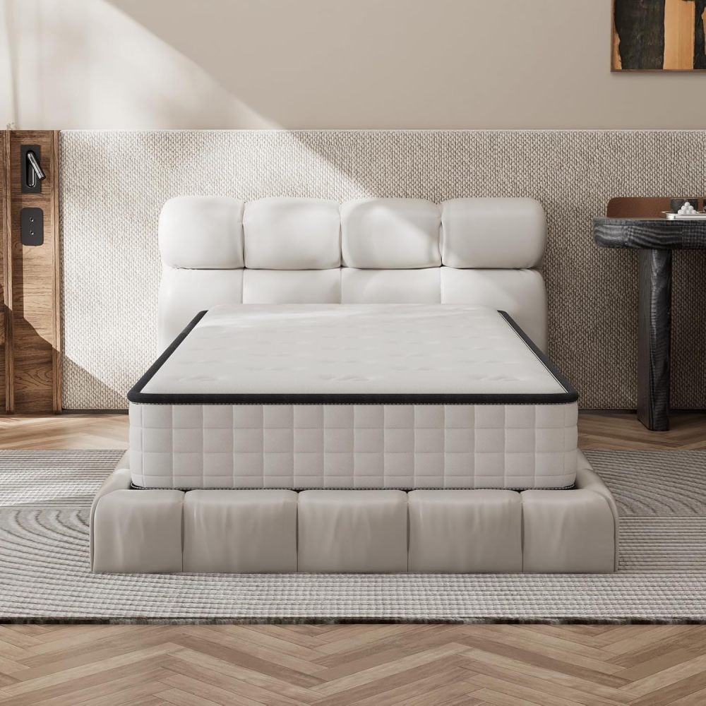 DEWINNER Mattress, Foam and Memory Foam,Perfect Support High Resilience,Ultra Breathable,Reversible Mattress With Two sides, Fully usable