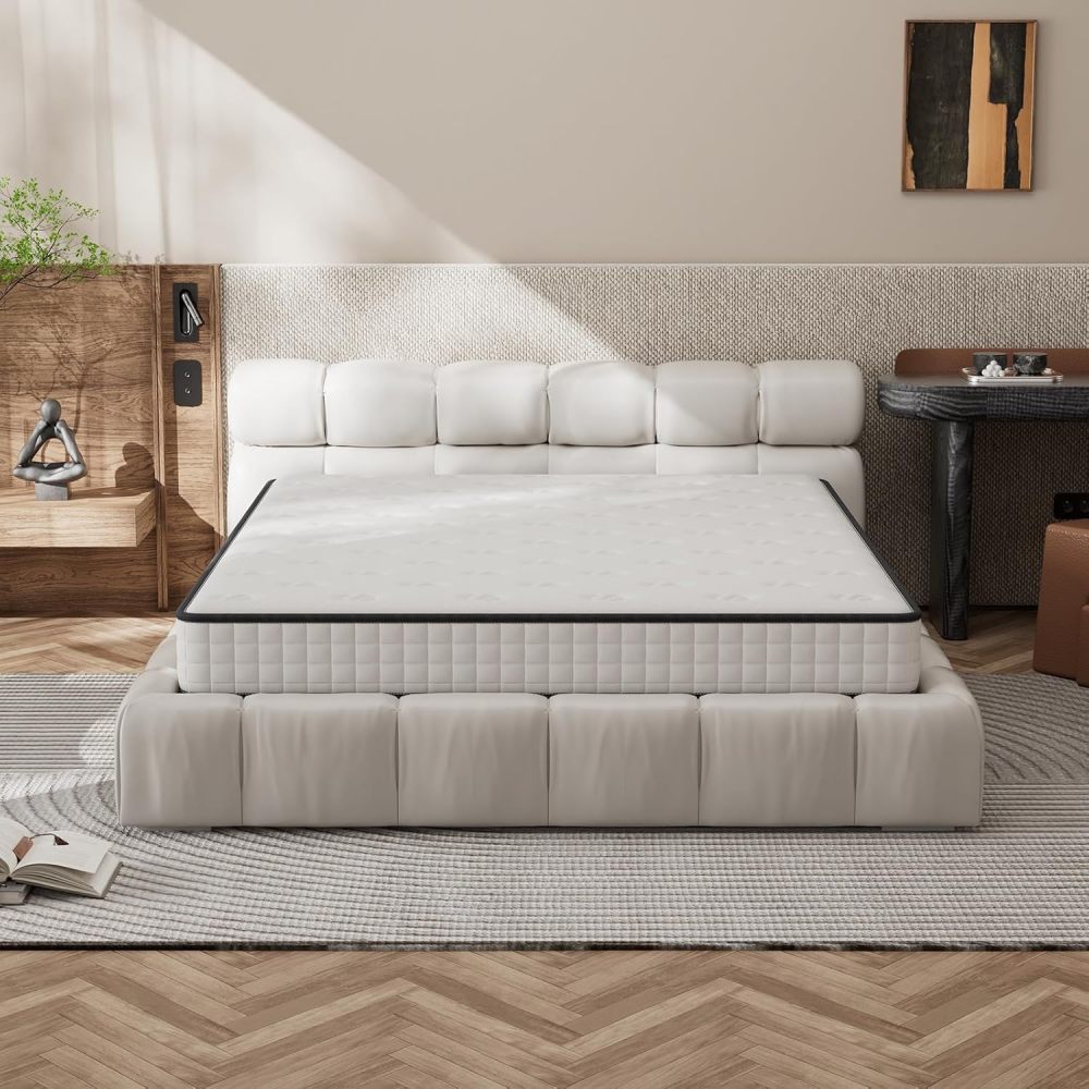 DEWINNER Mattress, Foam and Memory Foam,Perfect Support High Resilience,Ultra Breathable,Reversible Mattress With Two sides, Fully usable