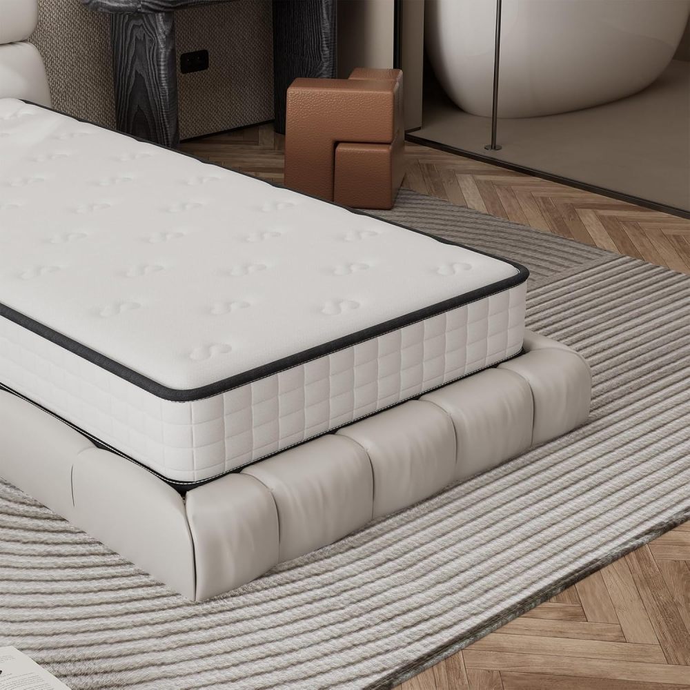 DEWINNER Mattress, Foam and Memory Foam,Perfect Support High Resilience,Ultra Breathable,Reversible Mattress With Two sides, Fully usable