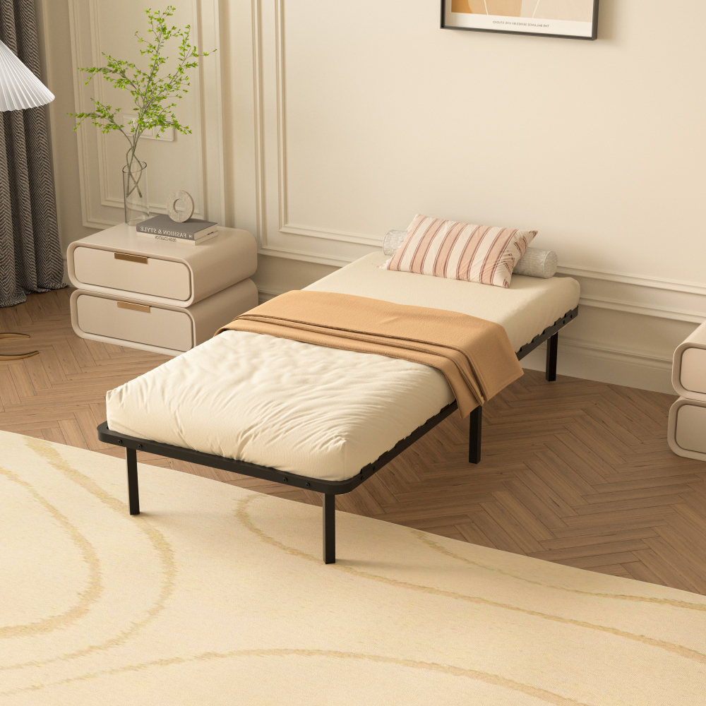 DEWINNER Slatted Bed Base | Double Bed Frame , 2 Sets of 18 Slats, 29cm Frame Height, Quick & Easy Assembly