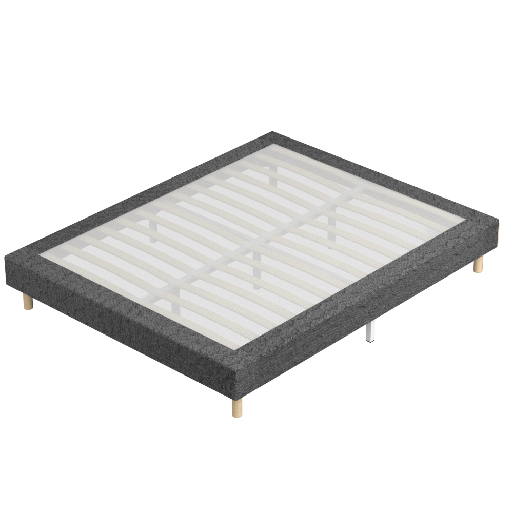 DEWINNER Single Slatted Bed Base,14 Slats, 29cm Height for Adults & Students