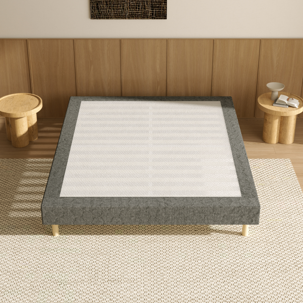 DEWINNER Single Slatted Bed Base,14 Slats, 29cm Height for Adults & Students