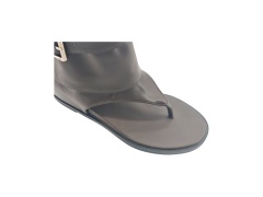 Buckle Thong Mid Calf Sandal Boots,MY SHOP,Buckle Thong Mid Calf Sandal Boots