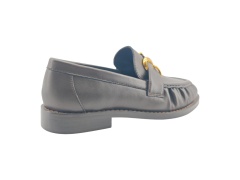 Dark Brown Gold Horsebit Loafers,MY SHOP,Dark Brown Gold Horsebit Loafers