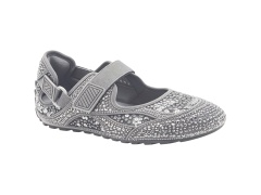 Silver Sequin Double Strap Mary Jane Sneakers,COSMO Footwear,Silver Sequin Double Strap Mary Jane Sneakers