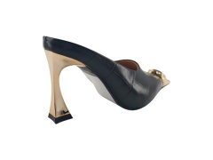 Croc Gold Point Cutout Heel Mules,COSMO Footwear,Croc Gold Point Cutout Heel Mules
