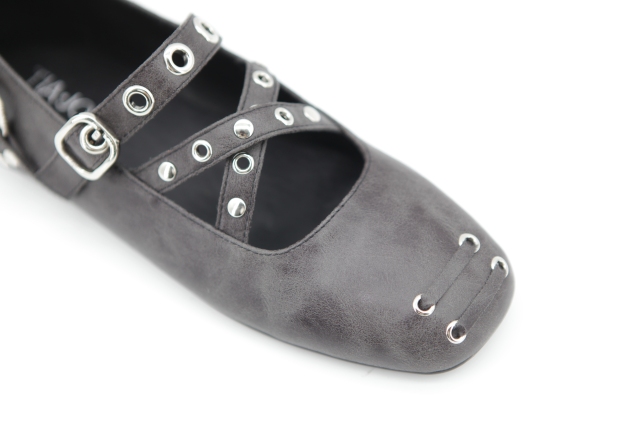 Camilla Stud Flat,COSMO Footwear,Camilla Stud Flat | Decorative Women Stud Detail Flat Shoes