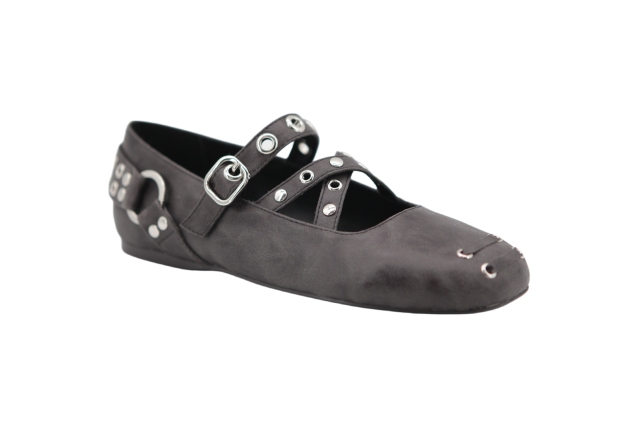 Camilla Stud Flat,COSMO Footwear,Camilla Stud Flat | Decorative Women Stud Detail Flat Shoes