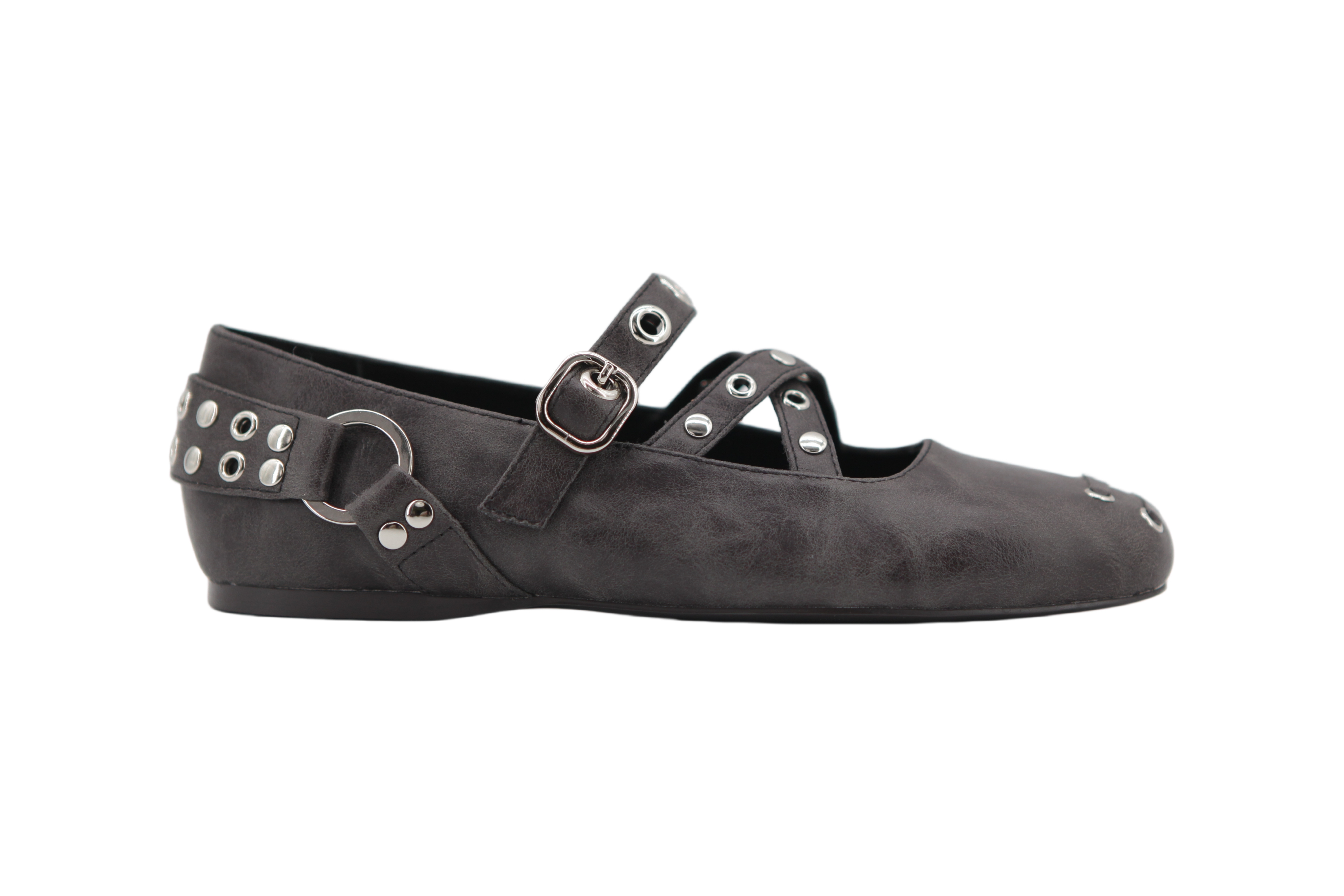 Camilla Stud Flat,COSMO Footwear,Camilla Stud Flat | Decorative Women Stud Detail Flat Shoes
