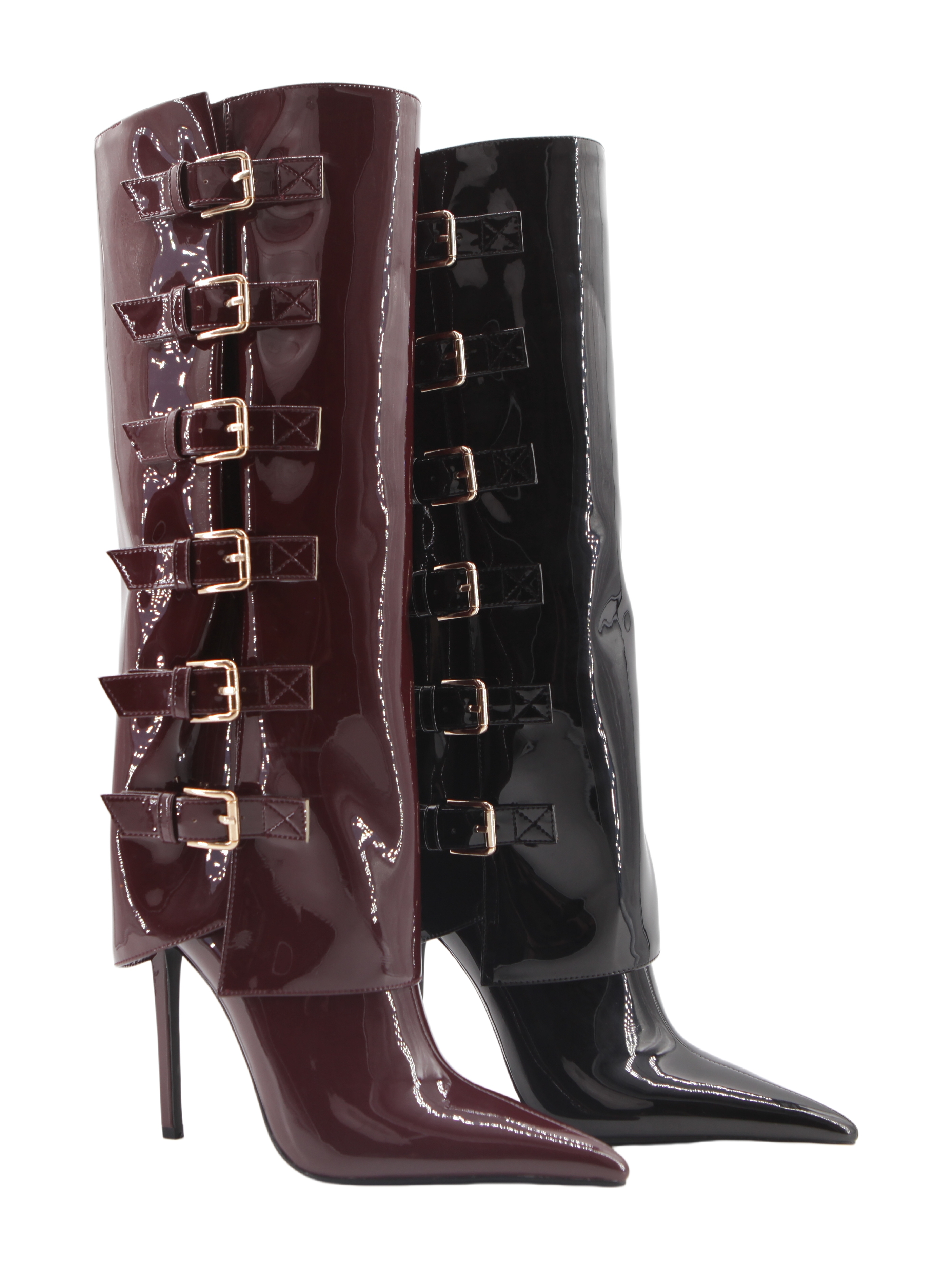 Isolde Buckle Boot,COSMO Footwear,Isolde Buckle Boot | Fashion Women Buckle Decor Boots