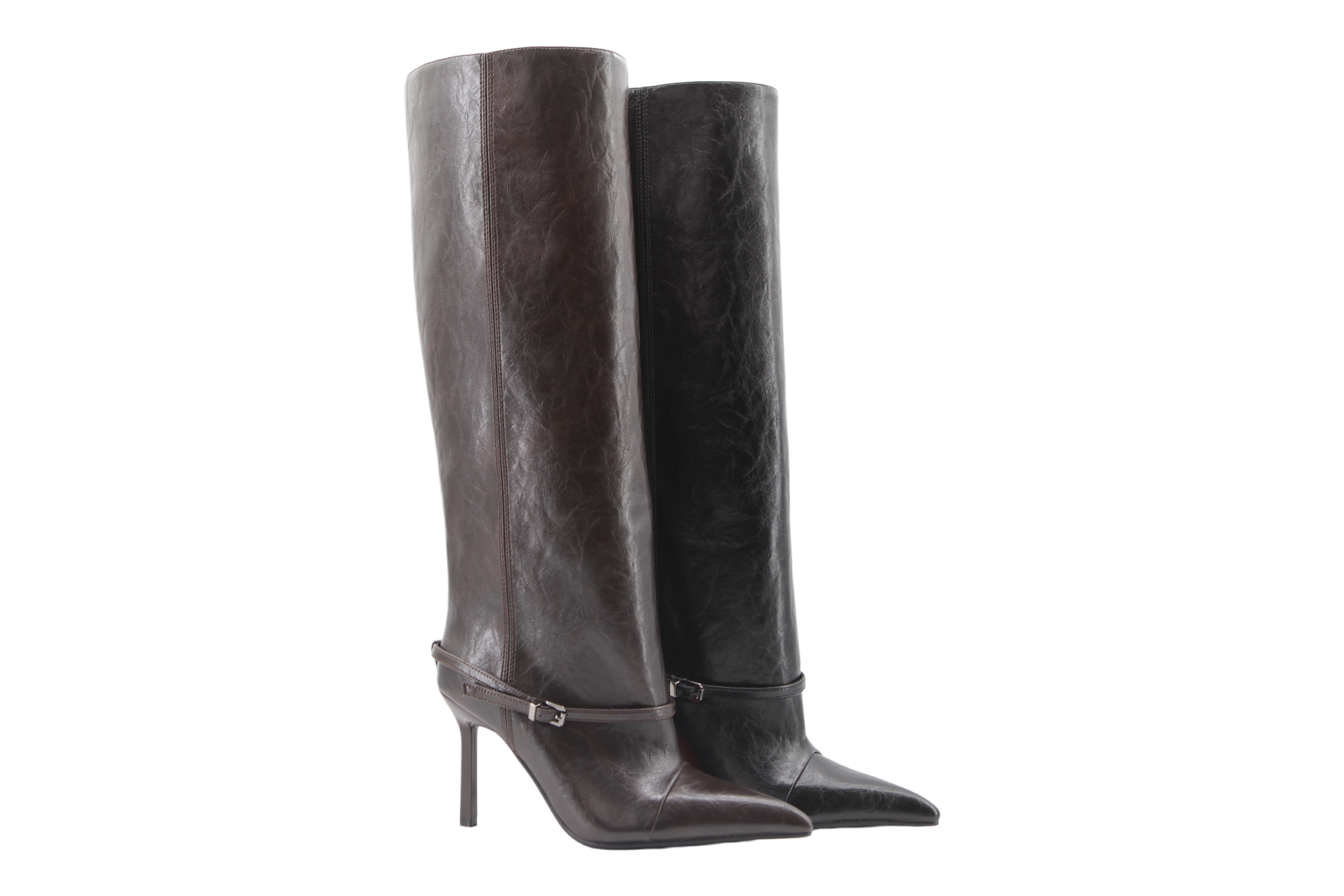Paloma Crease Boot,COSMO Footwear,Slouch Stiletto Knee‑High Boots