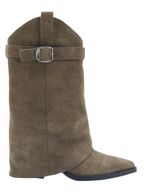 Talia Gauge Boot,COSMO Footwear,Fold‑Over Western Wedge Boots