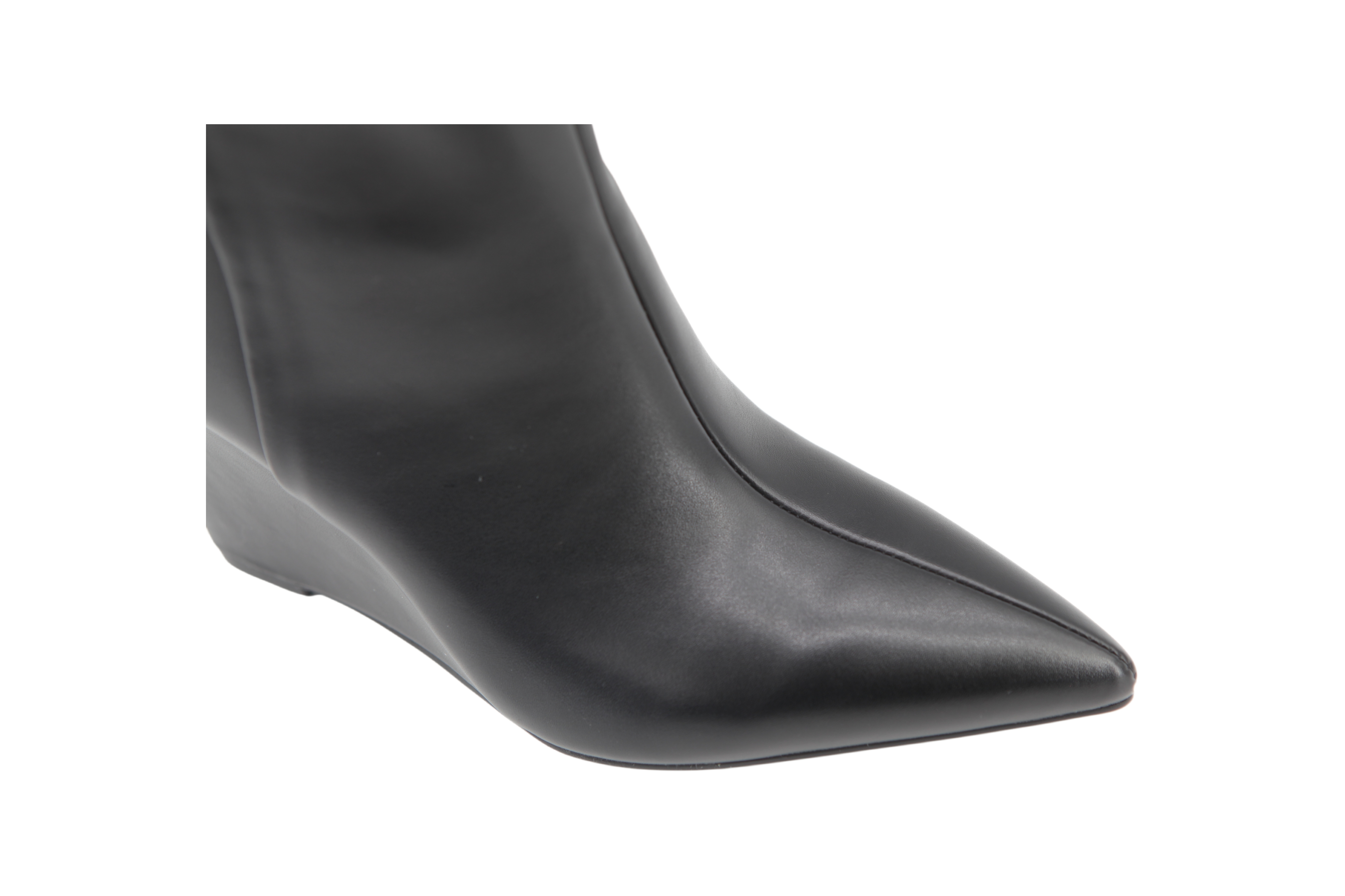 Nayara Angle Boot,COSMO Footwear,Pointed Toe Slouch Wedge Tall Boots