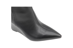 Nayara Angle Boot,COSMO Footwear,Pointed Toe Slouch Wedge Tall Boots