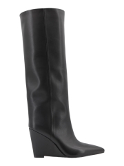 Nayara Angle Boot,COSMO Footwear,Pointed Toe Slouch Wedge Tall Boots