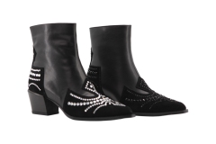 Stellar Boot,COSMO Footwear,Rhinestone Western Ankle Cowboy Boots